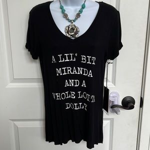 Rock and Roll cowgirl top size M